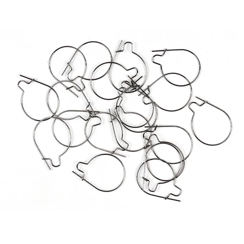 20 шт./лот рыболовные крючки из высокоуглеродистой стали с волшебным кольцом