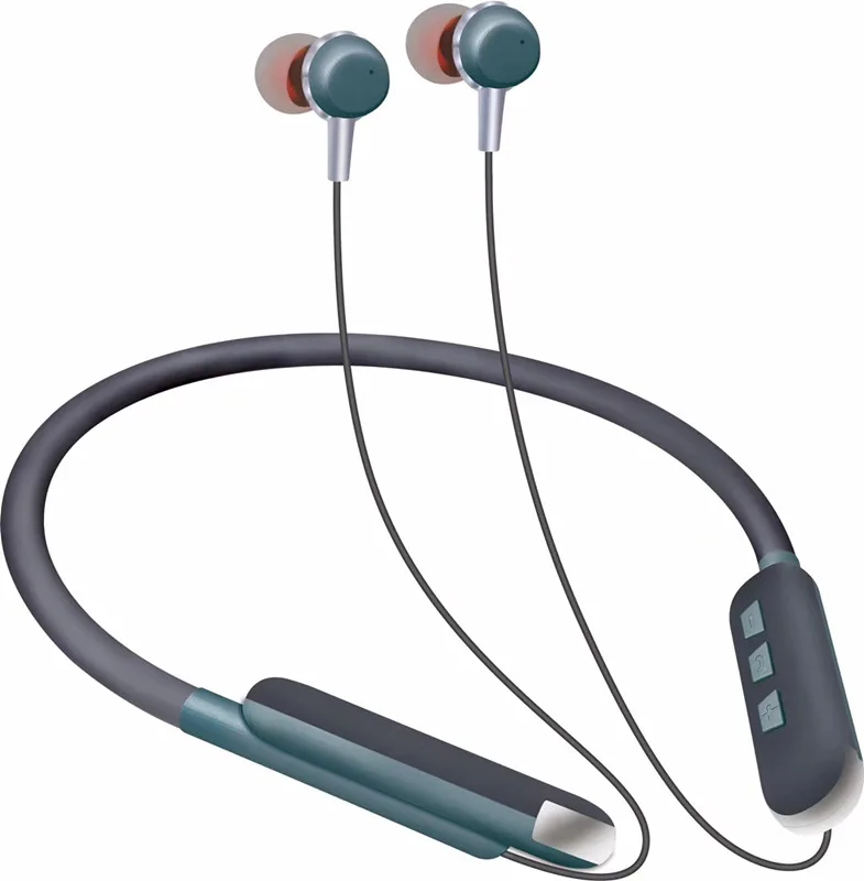 Yulass наушники беспроводные серые водонепроницаемые маленькие шейные Мужские