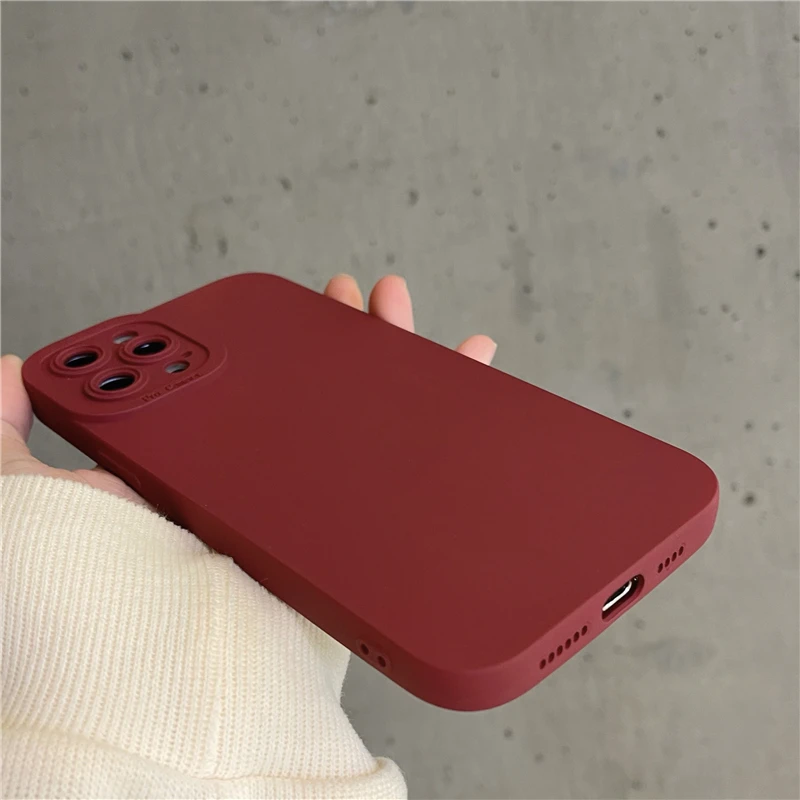 Модный ярко-зеленый мягкий силиконовый чехол для телефона iPhone 13 11 12 Pro Max XS X XR 7 8 Plus