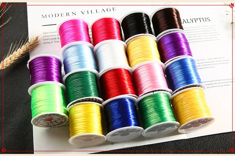 60 м/рулон цветные пряди из бисера толщина 1 мм | Украшения и аксессуары