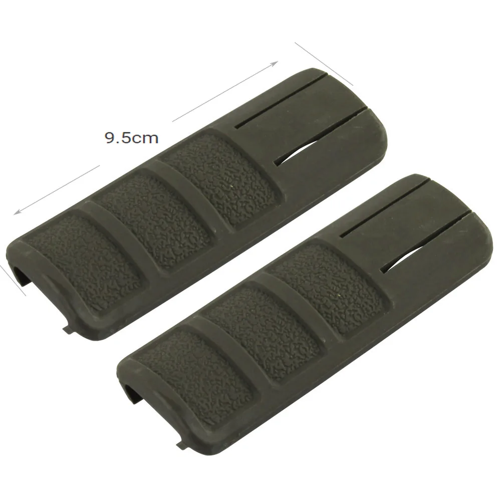 8 шт. тактические Защитные накладки на рельсы Пикатинни|rail rubber|airsoft airsoftrail weaver |