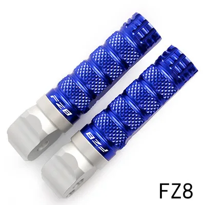 FZ8 blue Высококачественные Задние подножки мотоцикла с ЧПУ для Yamaha FZ1 FZ01 FZ 1 2006-2012 FZ8 FZ08 FZ 8 2011-2013 - Цвет: FZ8 blue