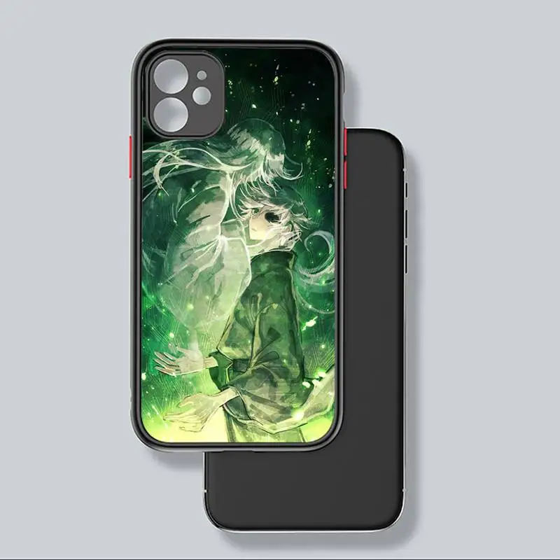 

Mushishi Japanese Anime Phone Case For iphone 12 11 8 7 plus mini x xs xr pro max matte transparent cover