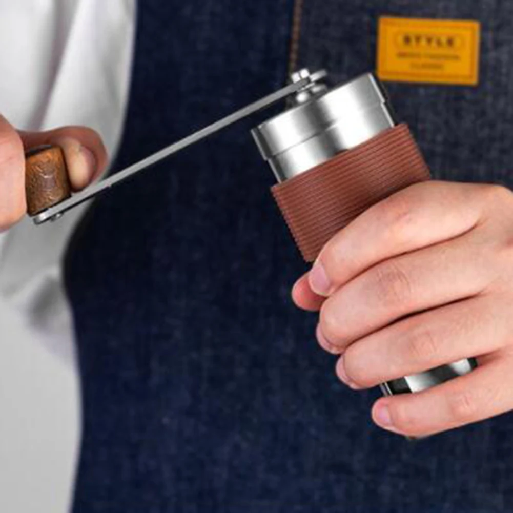 

manual coffee grinder Mini Stainless Steel Hand Handmade Coffee Bean Burr Grinders Mill Kitchen Tool Grinders Coffee Accessories