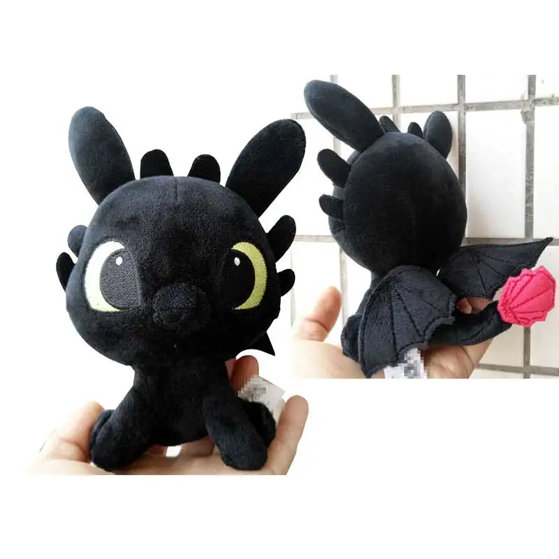 15cm 15 см/18 см мини-фильм Как приручить дракона ночной яростью Беззубик Девушки Мягкие плюшевые игрушки для детей подарок на Рождество - Цвет: 15cm