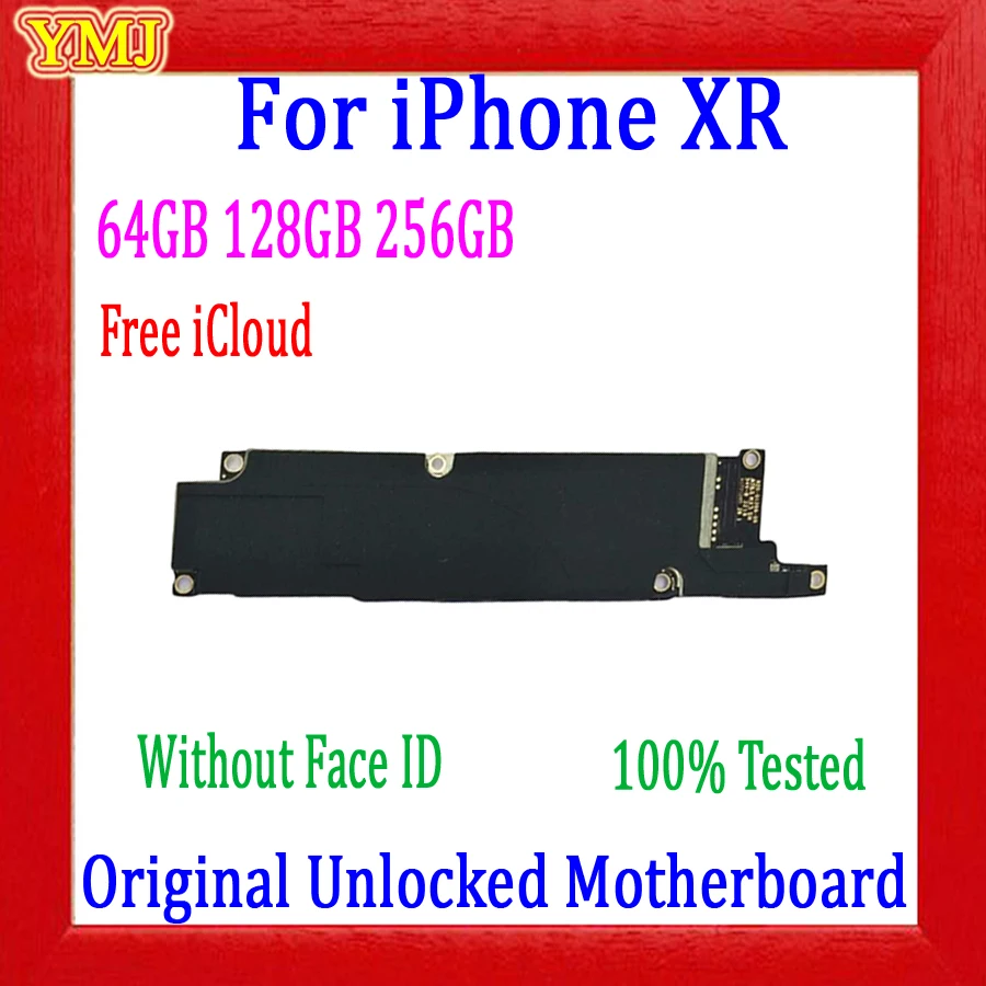 Оригинальная материнская плата для iPhone XR 64 ГБ 128 256 полностью разблокированная
