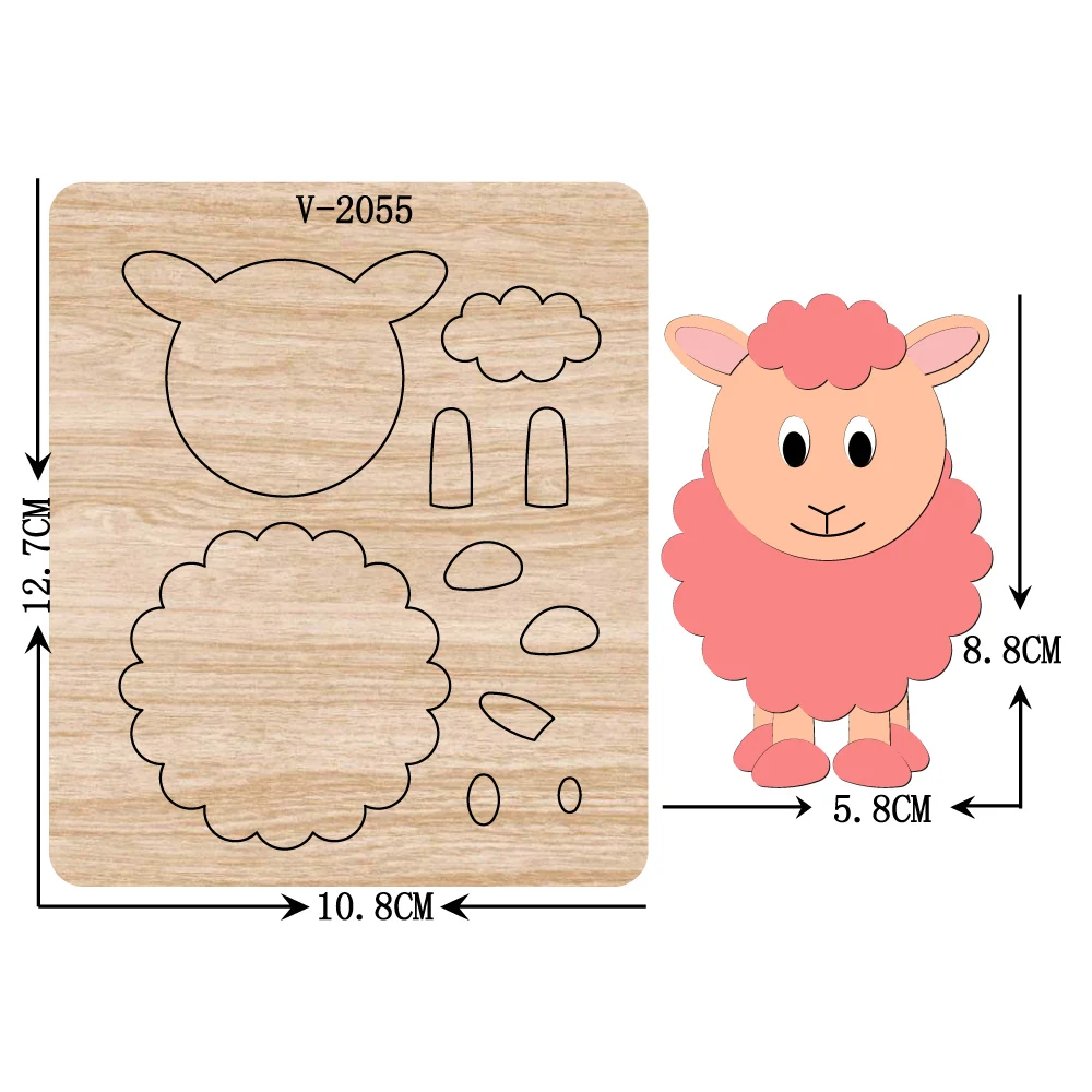 

New fish wooden dies cutting dies for scrapbooking Multiple sizes V-2055
