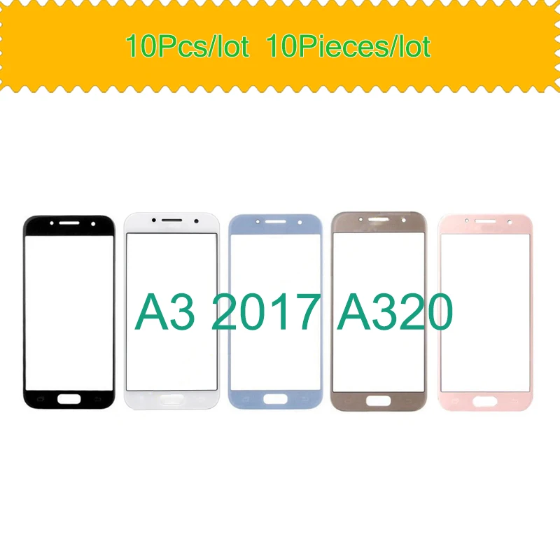 10 шт./партия для Samsung Galaxy A3 2017 A320 A320F SM-A320F A320Y сенсорный экран передняя панель