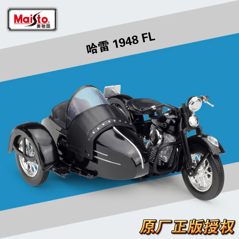 

Модель мотоцикла Maisto 1:18 Harley 1948 FL, модель модели из сплава под давлением B226