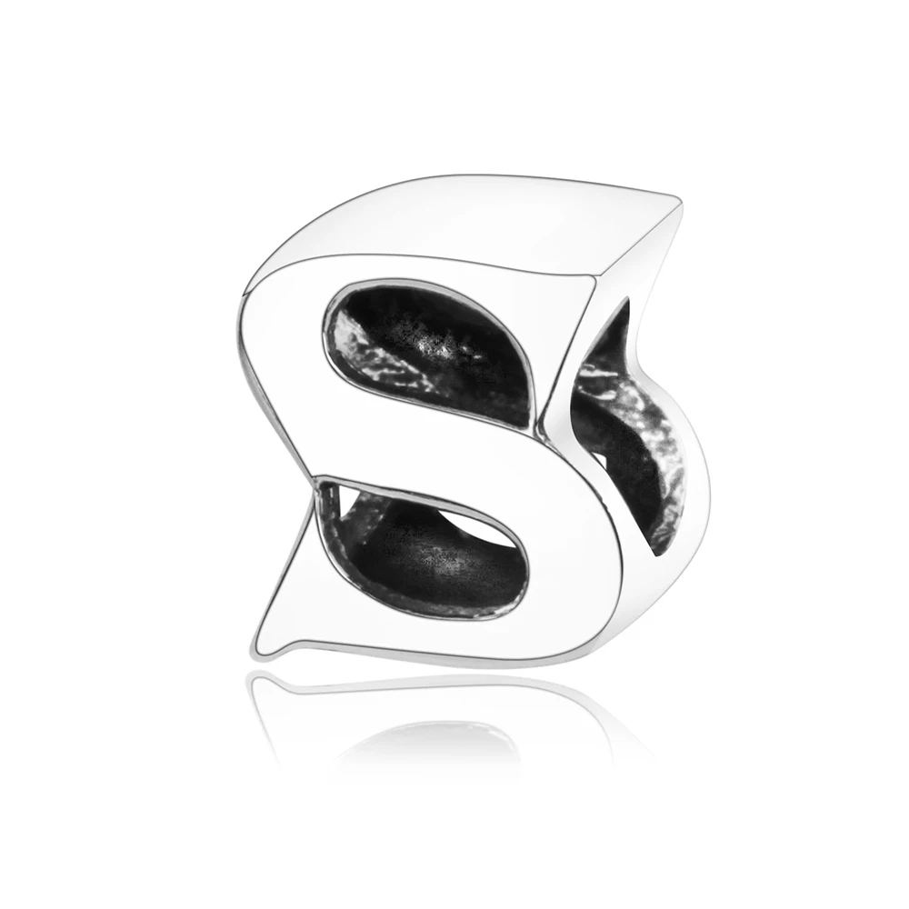 _ Серебряные шармы-бусины с надписью YES NO OK для браслетов pandora | Украшения и