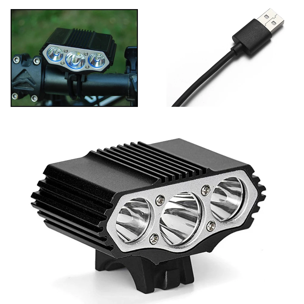 12000LM блики USB зарядка T6 светодиодный 4 уровневый велосипедный светильник Ipx 7