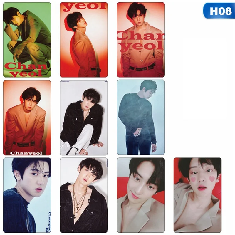 10 шт./компл. альбом KPOP EXO LOVE SHOT самодельная бумага Lomo карта фото плакат в виде карты фотостудии игрушек, для подарка, для фанатов
