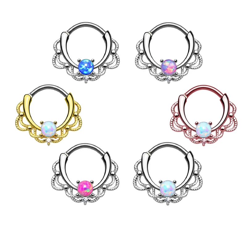 Кольца и гвоздики для пирсинга носа из титанового сплава ювелирные изделия