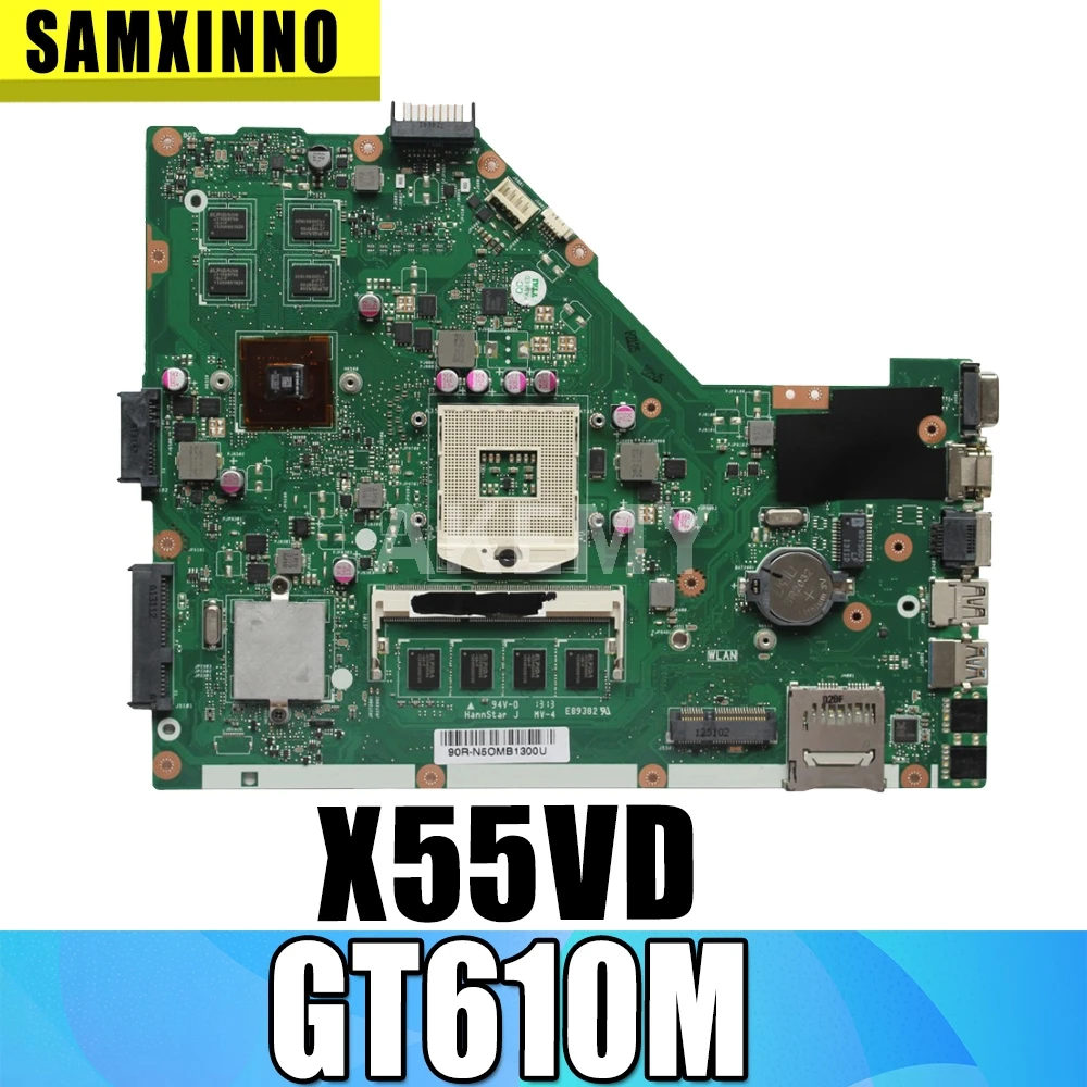 

Материнская плата X55VD Материнская плата Asus X55V X55VD REV2.0 REV2.1 X55VD материнская плата для ноутбука с GT610M + 2 Гб тестовая работа 100%