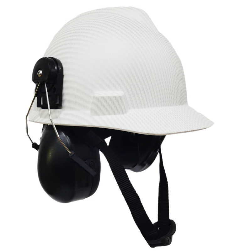 

DARLINGWELL Safety Helmet with Ear Protector Hearing Protection Hard Hat with Earmuffs Building Road Construction Work