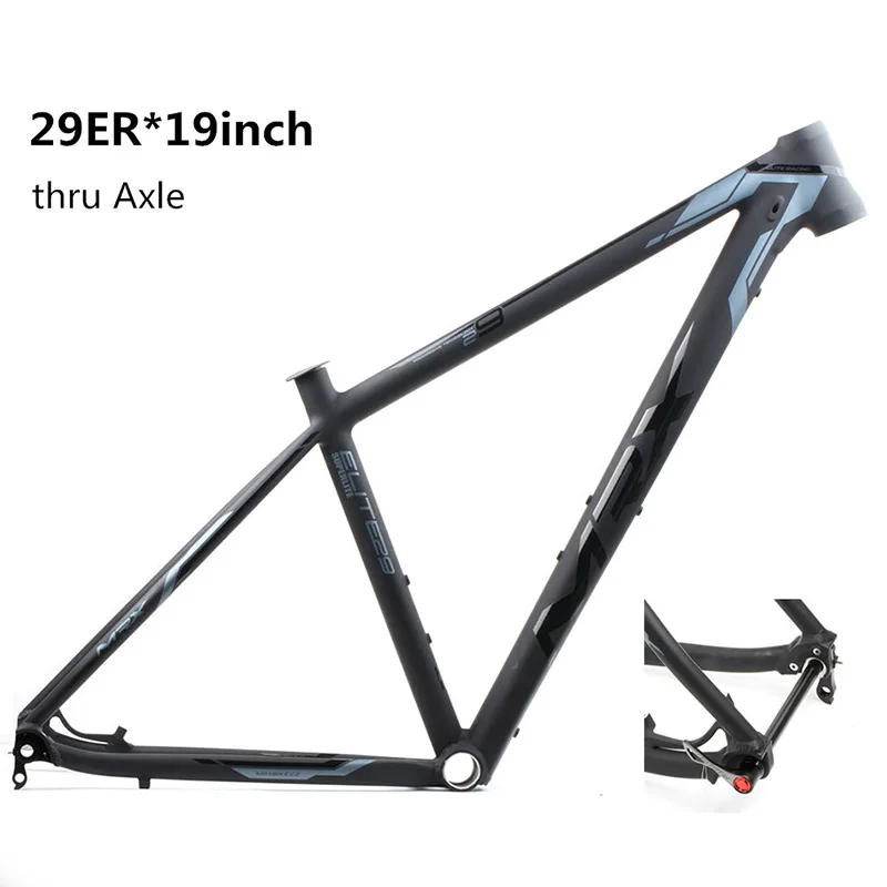 29er 19inch Легкий вес сплав алюминий 29 MTB горный велосипед рама 19/21 дюймов велосипедные рамы с 142*12 мм через ось - Цвет: 29er 19inch