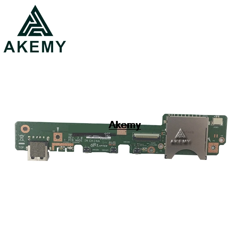 

TP501UB IO плата для For Asus VivoBook Flip TP501 TP501UB TP501UA материнская плата для ноутбука Материнская плата USB Кнопка питания плата 60NB0AJ0