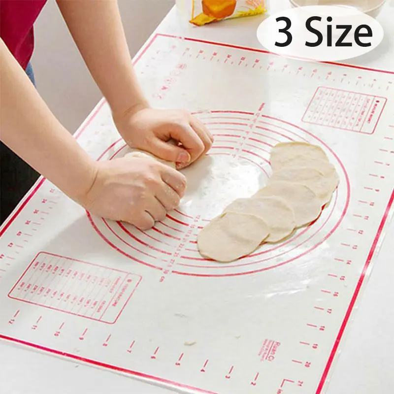 

Silicone Baking Mat Pizza Dough Maker Pastry Kitchen Gadgets Cooking Tools Utensils Bakeware Kneading Pad Accessories