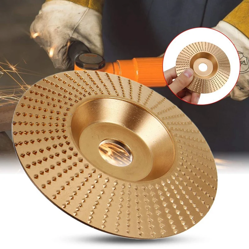 

Grinder Wood Tungsten Carbide Grinding Wheel Grinder Shaping Disc Bore Wood Sanding Carving Tool Woodworking Angle