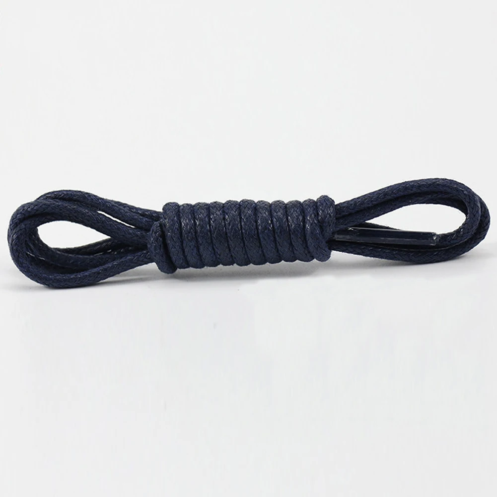 1Pair Round Shoelaces Polyester Solid Classic Martin Boot Shoelace Casual Sports Boots shoeLaces 80cm/90cm/100cm/120cm Women Men