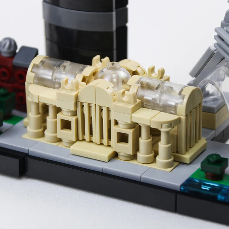 Набор строительных блоков MOC 21044 пейзаж архитектура Парижа башня здание город