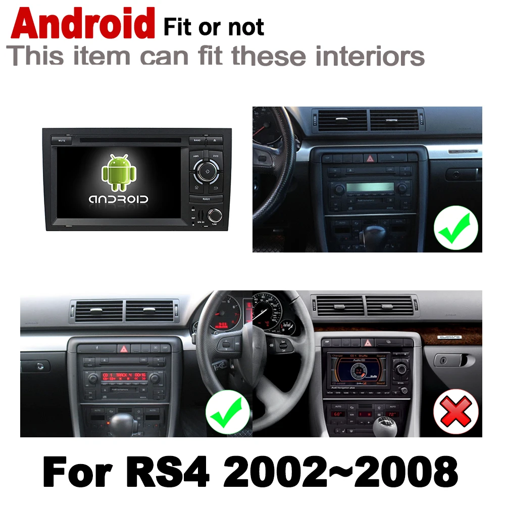 HD IPS экран DSP стерео Android 8 0 автомобильный DVD GPS Navi карта для Audi A4 RS4 8E 8H 2002 ~ 2008 MMI 2 DIN