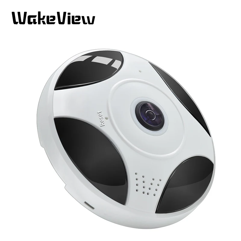 WakeView 360 панорамная камера полный вид двухстороннее аудио wifi IR 1.3MP/2MP/3MP рыбий глаз беспроводной смарт IP приложение ICSEE 1080P HD ночь