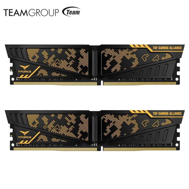 

TEAMGROUP T-Force Vulcan TUF Gaming Alliance 8GB DDR4 Dram 3200MHz (PC4-25600) CL16 Desktop Memory Module Ram