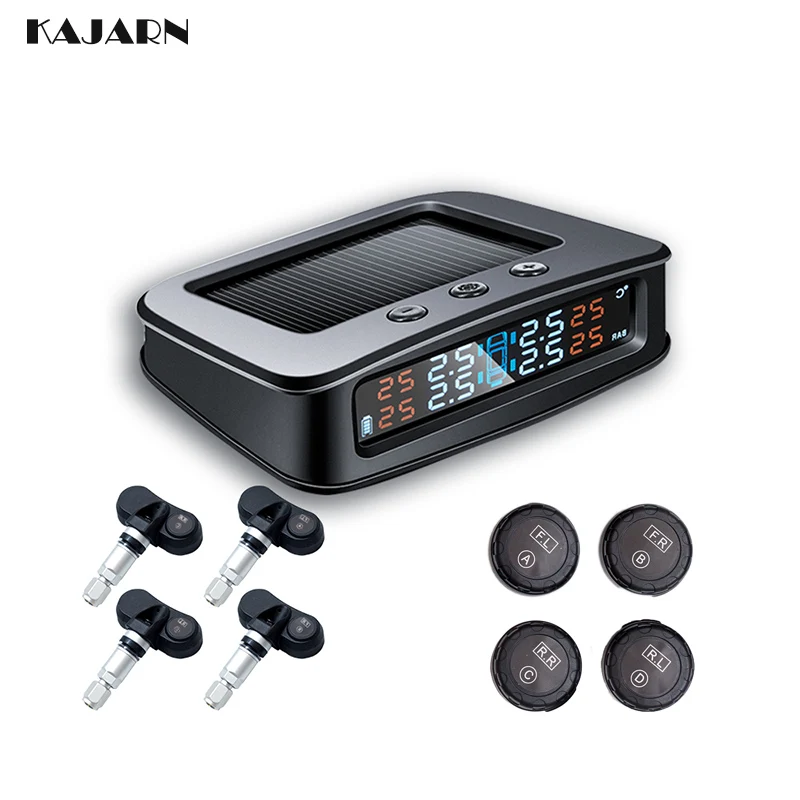 Датчик давления в шинах KAJARN TPMS система контроля на солнечной батарее цифровой ЖК