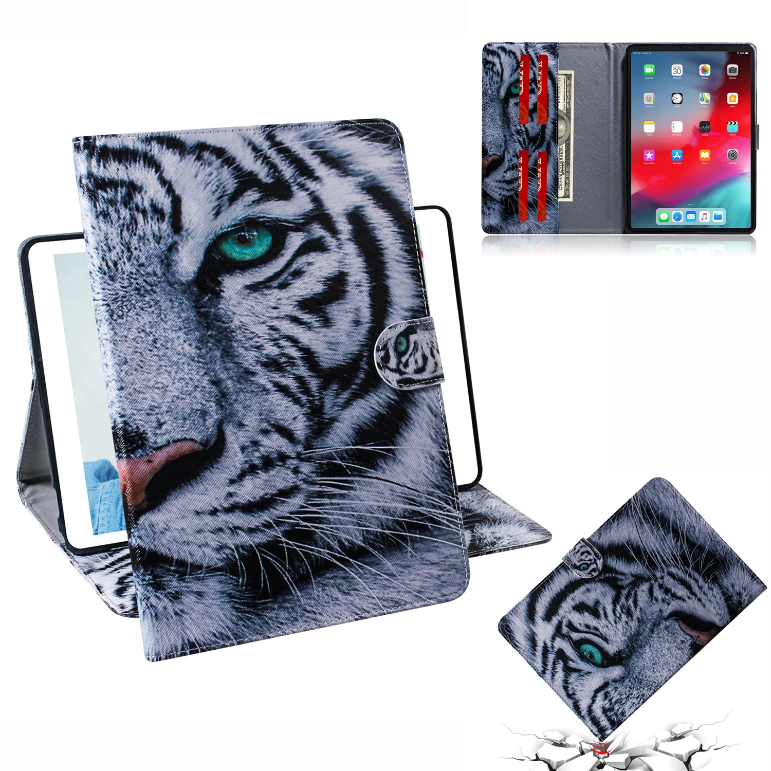 Чехол для Apple iPad Pro 11 с изображением Льва тигра панды собаки волка чехол 2018 совы
