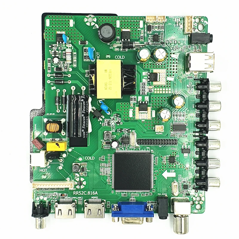 Новая материнская плата LCD TV rr52c.816a часто используется в 32-дюймовом ЖК-телевизоре