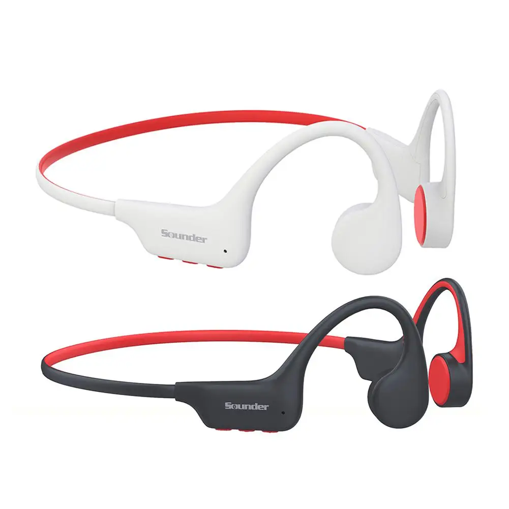 

Low Power Consumption True Wireless Bone Conduction Bluetooth-compatible 5.3 Headset 16G Memory Waterproof Earphone MP3 Headset