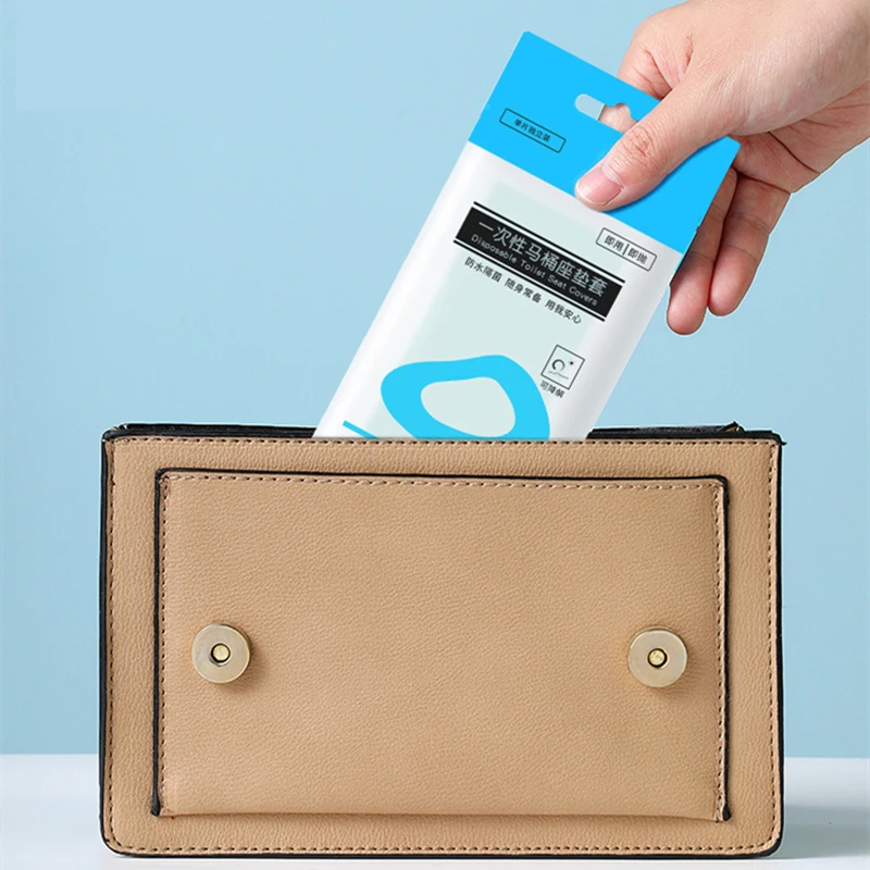 10 шт. одноразовые утолщенные чехлы для сидений унитаза|Чехлы на сиденья унитаза| |