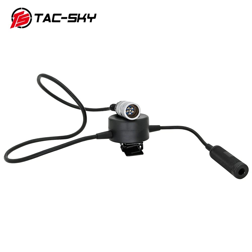 TAC-SKY Tactical Headset Adapter TCI PTT 6-pin TCI PTT For AN/PRC 148 152 152A Two-Way Radio Dummy Case Virtual Box