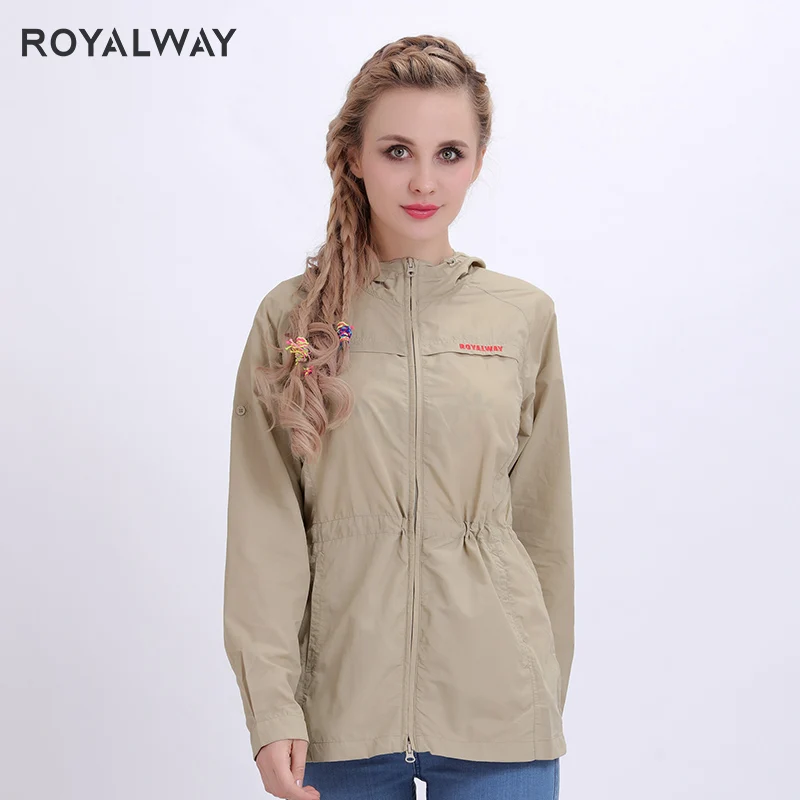 ROYALWAY женские походные рубашки с капюшоном для отдыха на открытом воздухе