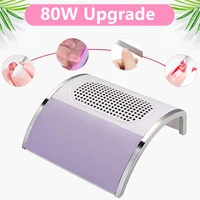 80w nail dust collector vacuum cleaner extractor low noisy strong manicure suction dust collector for manicure tools euusukau
