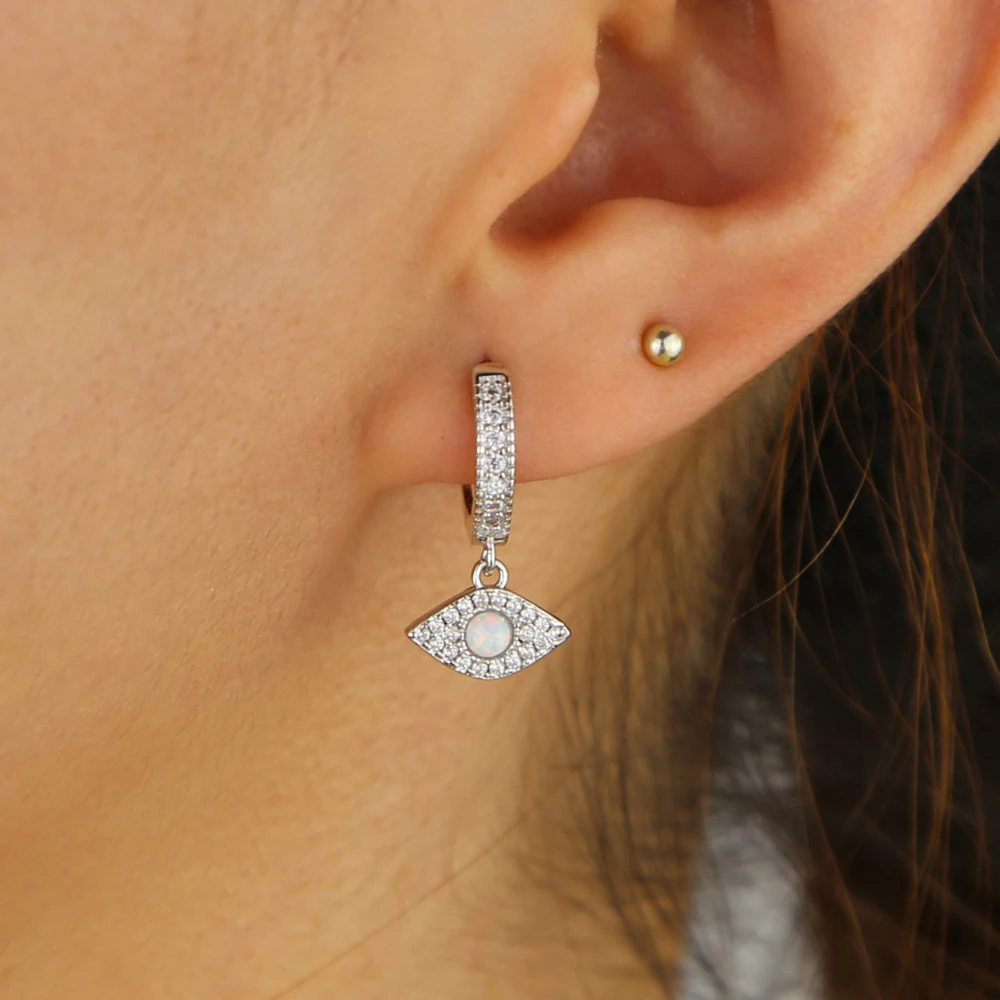 Высококачественные модные ювелирные изделия милые очаровательные серьги сглаза