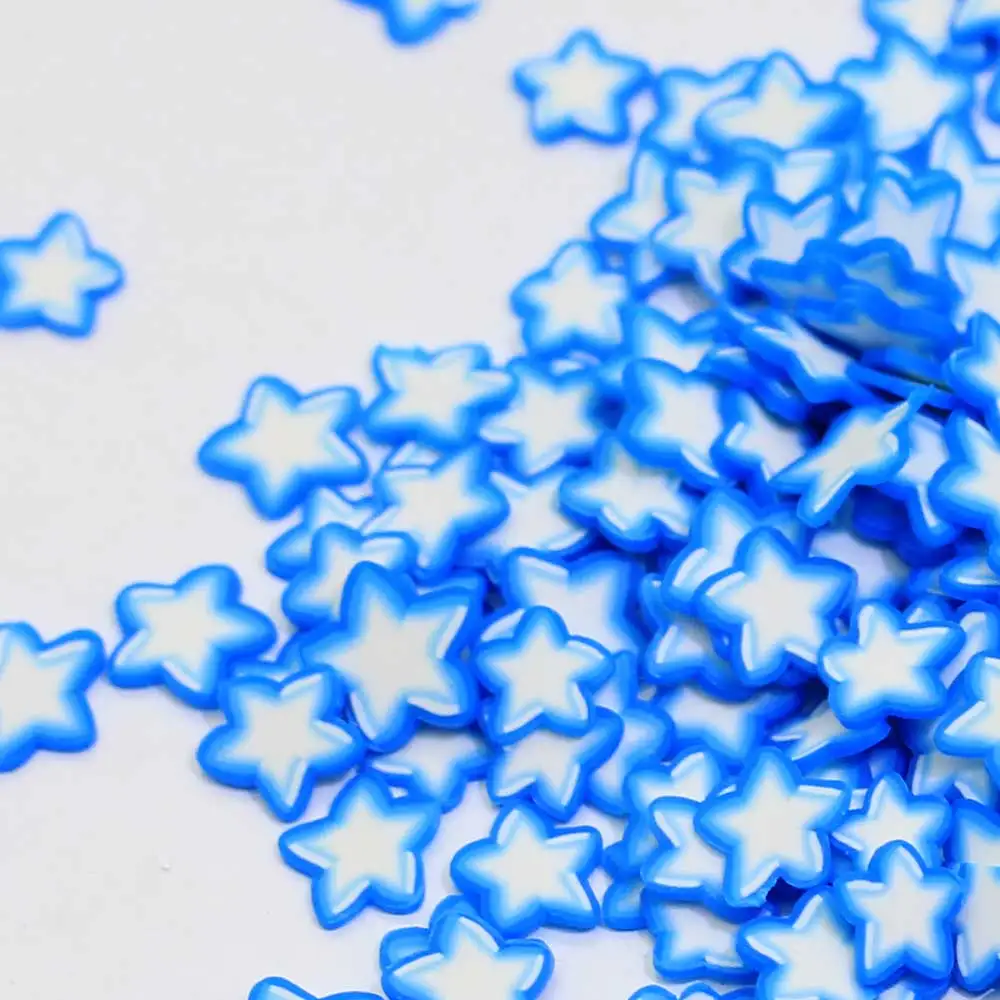 Новое поступление полимерная глина прекрасная звезда для рукоделия DIY конфетти