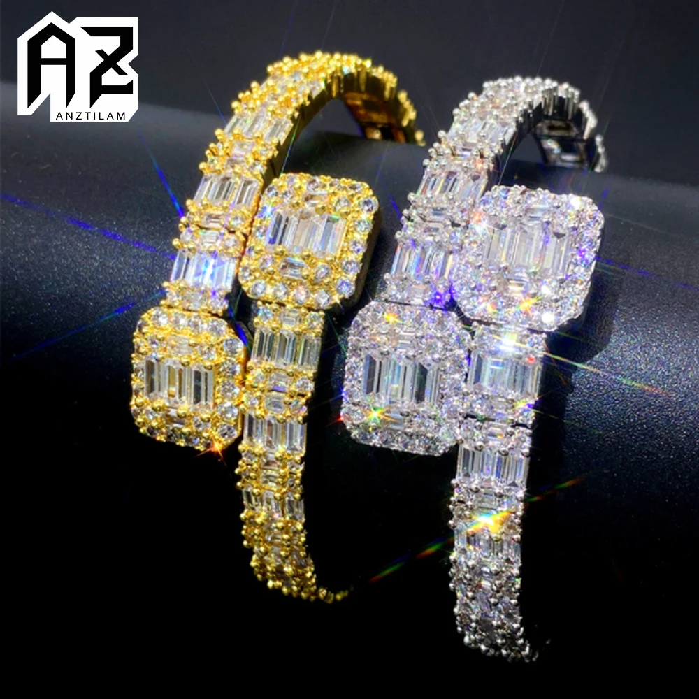 

Ожерелье-цепочка с квадратным цирконием для мужчин и женщин