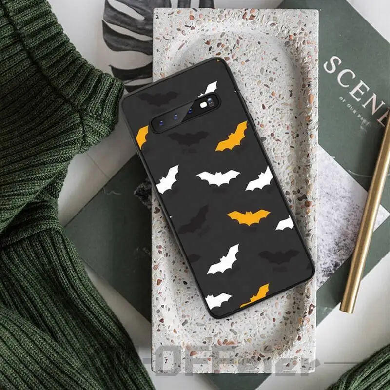 

Halloween Pumpkin Bat Phone Case Coque Fundas Etui for Samsung Galaxy A10 A20 A30S A40 A50 A51 A70 A71 Note 8 9 10 Cases Cover