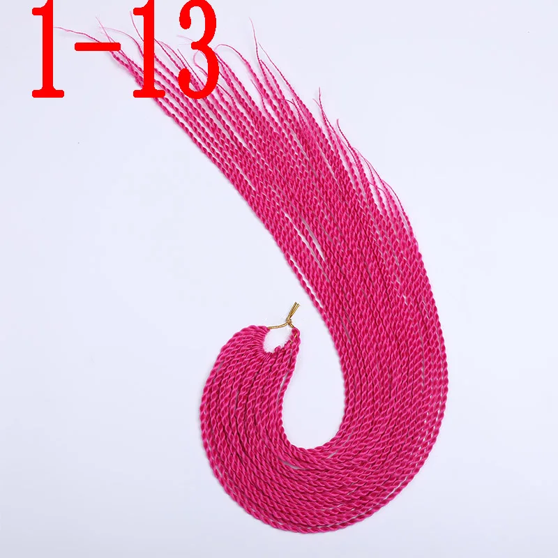 1-13 MERISIHAIR Ombre Сенегальские крученые волосы на крючках косички 24 дюйма 30 корней/упаковка синтетические косички волосы для женщин серый, синий, розовый, бро - Цвет: 1-13