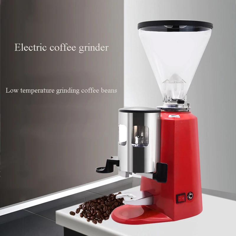 Electric coffee grinder 1.5L Burr Mill silver red black household Automatic beans grinding machine 360W 110V 220V | Бытовая техника