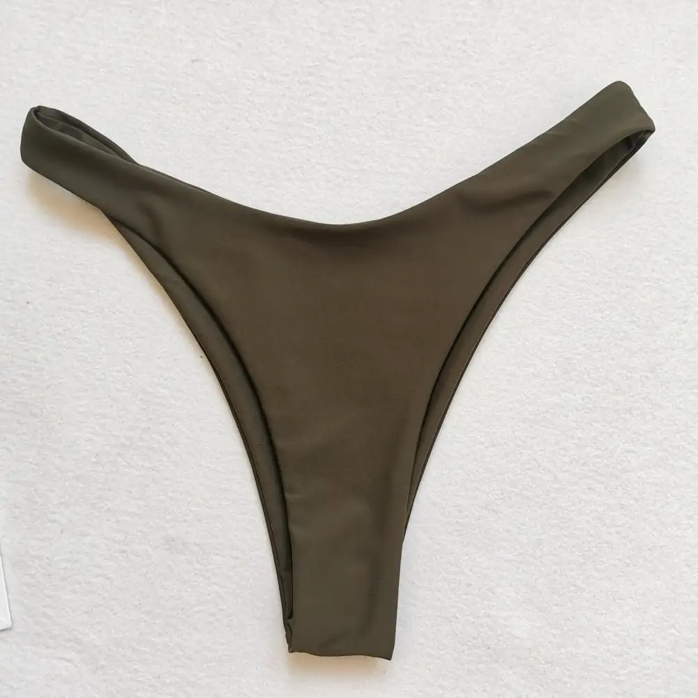 

Bikini Set Solid Color Push Up Brassiere Two Pieces Set Women Deep V Neck Bra Briefs Swimwear Women's Swimsuits Sexy Swimwear