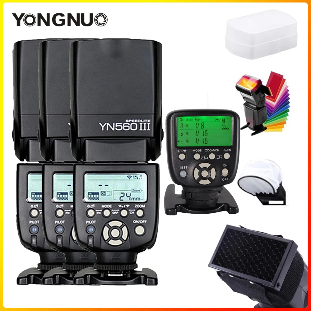Беспроводная вспышка YONGNUO YN560III YN560 III Speedlite Speedlight с контроллером TX II для камеры Canon
