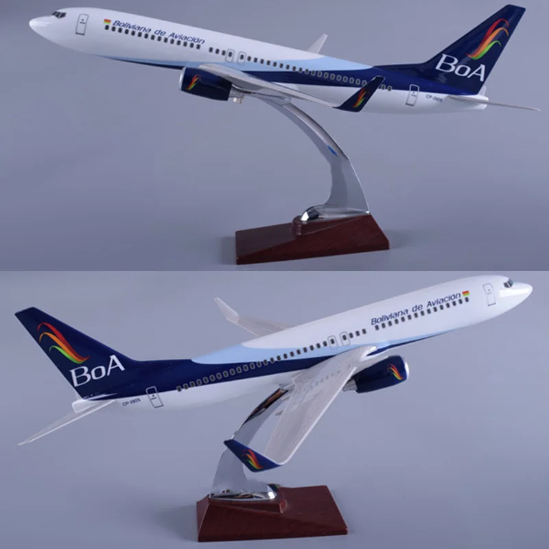 40 см 1: 172 масштаб Boeing 737 B737 BOA Bolivia Airlines авиационная модель с базовым сплавом