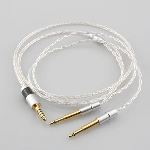 occ silver plated hifi cable with 4 4mm balanced male for meze99 classics 99neo neo noir headphone for sony wm1a nw wm1z pha 2 free global shipping