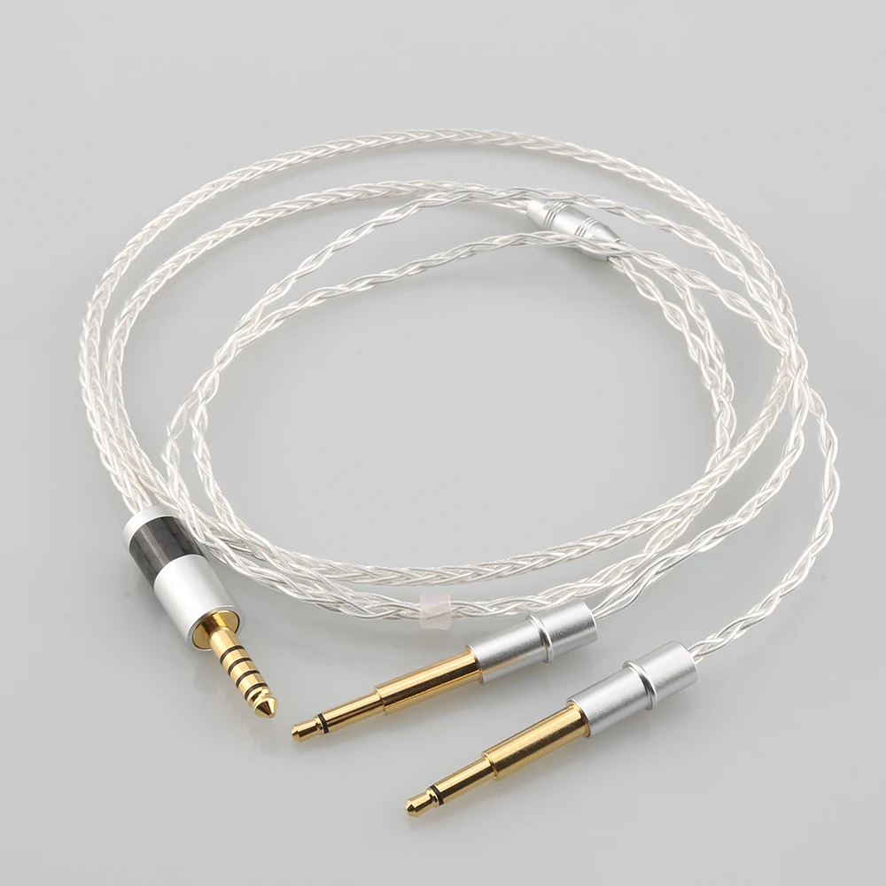 OCC с серебряным покрытием HiFi кабель 4 мм сбалансированный штекер для MEZE99 классика