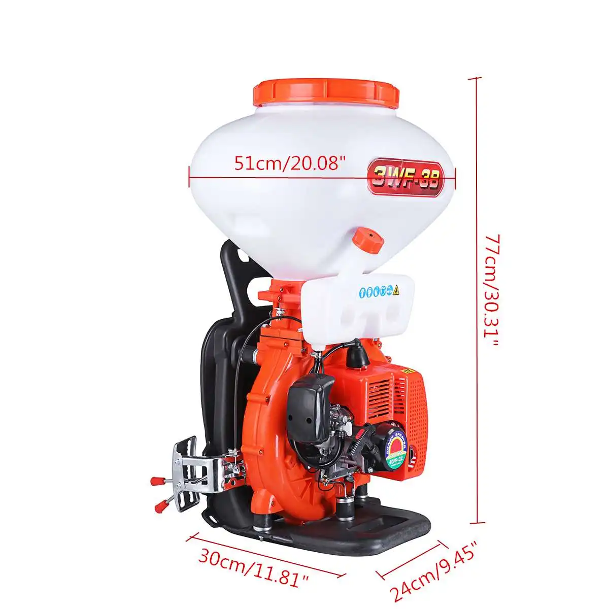 

Gasoline Powered 26L 3WF-3B Backpack Blower Fogger Pest Control Garden Tools Supplies Farm Agriculture Mist Duster Power Sprayer