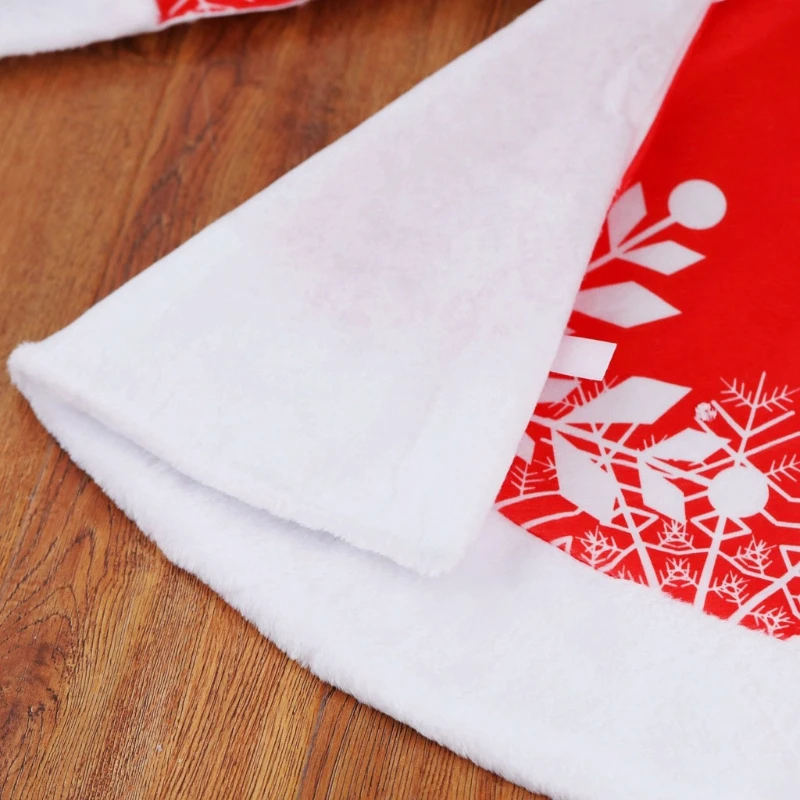 

Merry Christmas Tree Skirt Snowflake Ornament Carpet Floor Mat Base Cover Decor 57BB