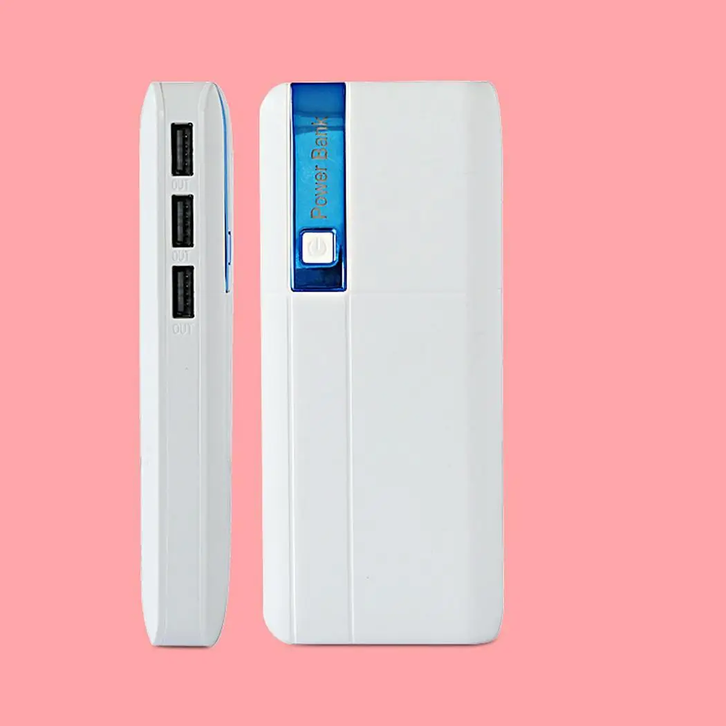 6000 mAh/8000 mAh/10000 mAh банк питания большой емкости три порта usb быстрая зарядка